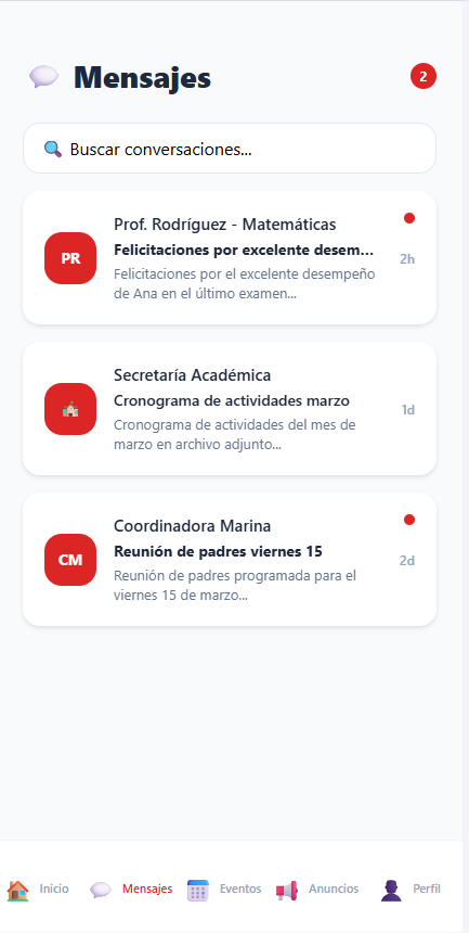 Sistema de Mensajería