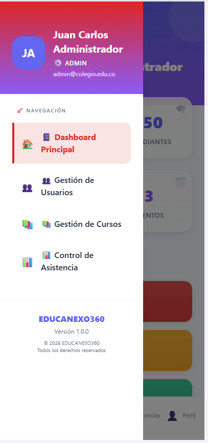 Menú de Navegación