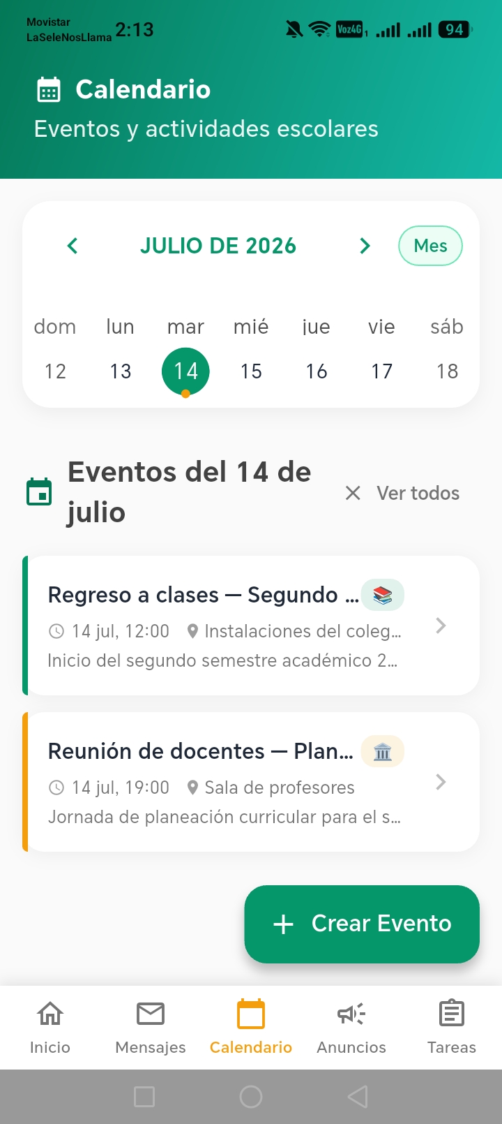 Calendario escolar